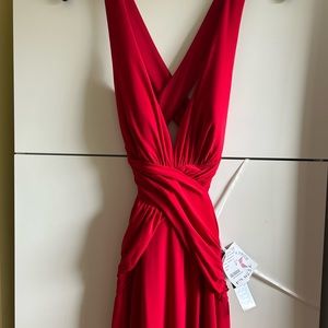 Brand new, never worn red formal dress